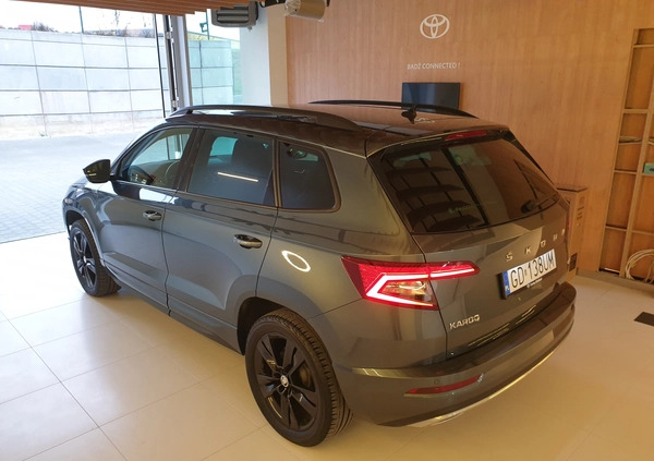 Skoda Karoq cena 115000 przebieg: 66000, rok produkcji 2019 z Gdańsk małe 137